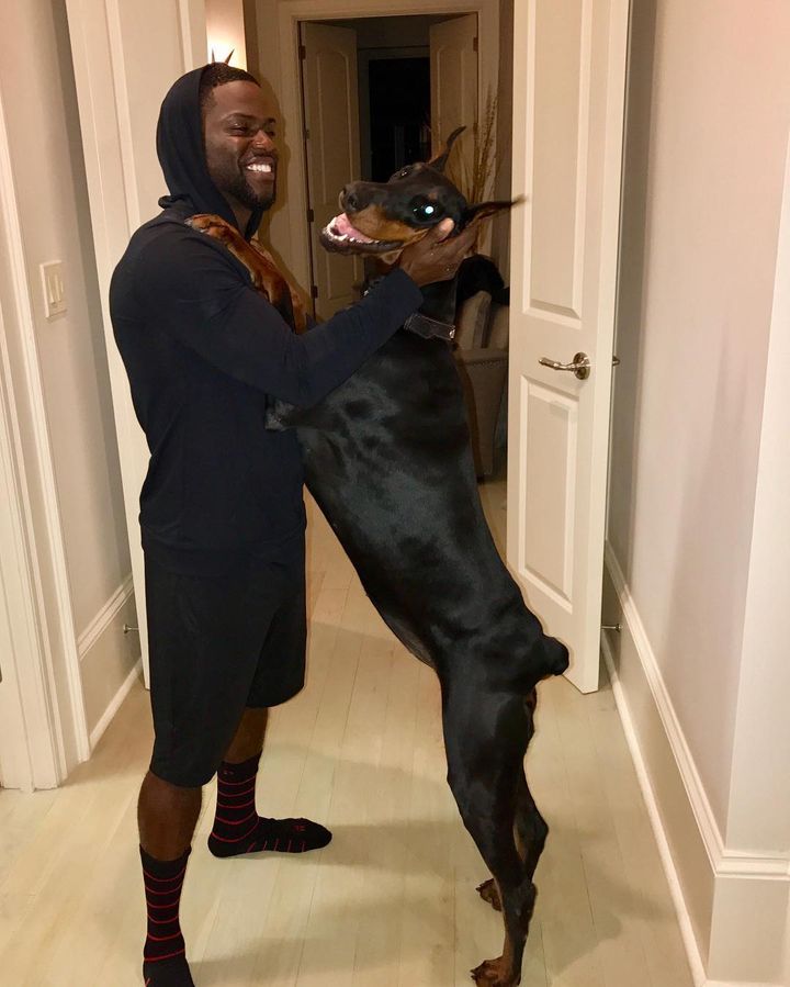 Kevin Hart with Roxy